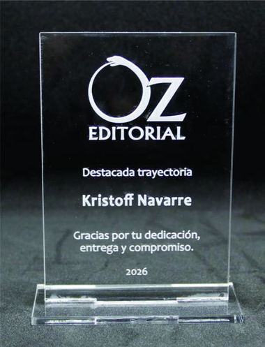 Galvano acrílico, grabado por Grabados Franco
