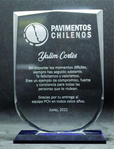 Galvano Cristal 032, grabado por Grabados Franco