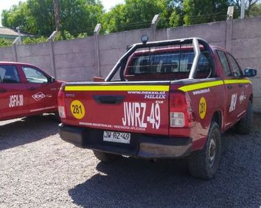 Gráfica corporativa en camionetas, grabado por Grabados Franco